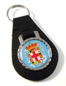 Almera Ciudad (Spain) Leather Key Fob