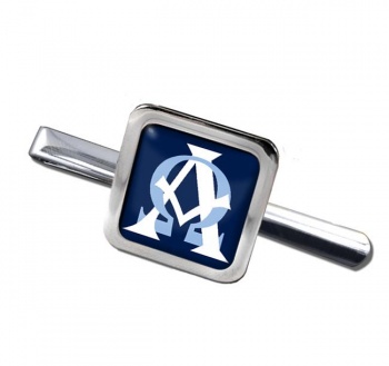 Alpha Omega Square Tie Clip