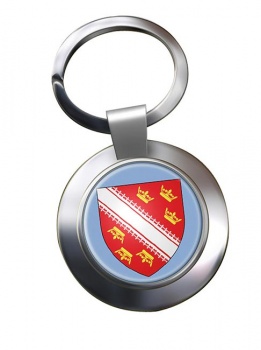 Alsace (France) Metal Key Ring