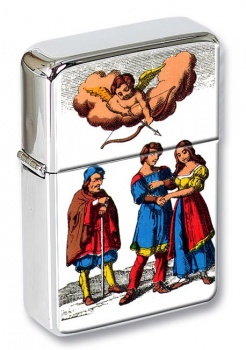 L'Amoureux (The Lovers) Tarot Flip Top Lighter