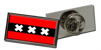 Amsterdam (Netherlands) Flag Pin Badge