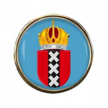Amsterdam (Netherlands) Round Pin Badge