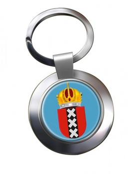 Amsterdam (Netherlands) Metal Key Ring