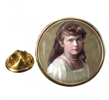 Anastasia Nikolaevna Round Pin Badge