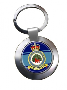 RAF Station Andover Chrome Key Ring