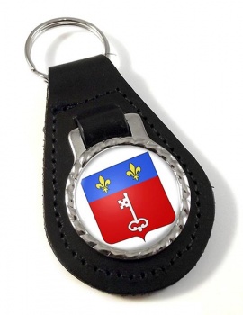 Angers (France) Leather Key Fob