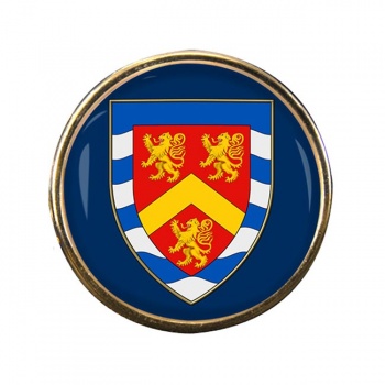 Anglesey Round Pin Badge