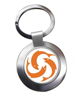 Anguilla Metal Key Ring