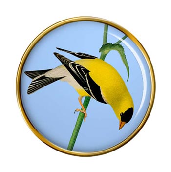 American Goldfinch Pin Badge