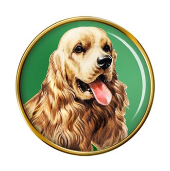 American Cocker Spaniel Pin Badge