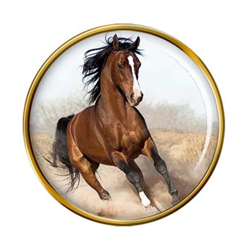 Arab Horse Pin Badge