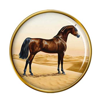 Arab Horse by William Burraud Pin Badge