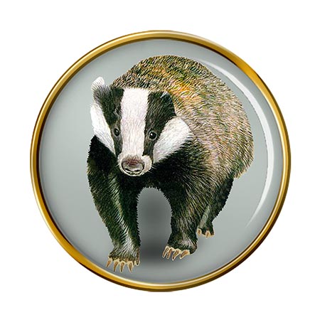 Badger Pin Badge