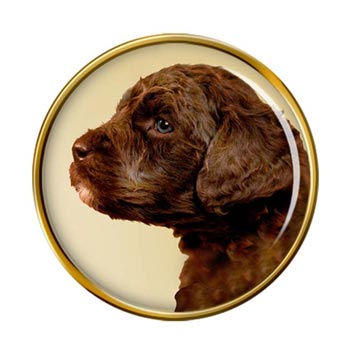 Barbet (French Water Dog) Pin Badge