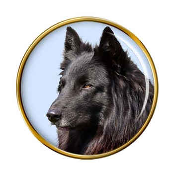 Belgian Shepherd Dog (Groenendael) Pin Badge