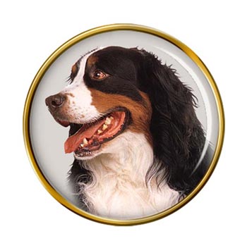 Bernese Mountain Dog Pin Badge