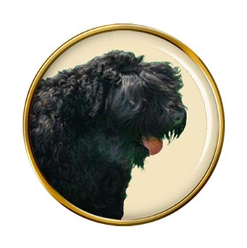 Black Russian Terrier Pin Badge