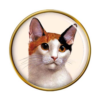 Bobtail Cat Pin Badge
