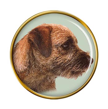 Border Terrier Pin Badge