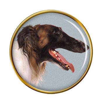 Borzoi (Russian Wolfhound) Pin Badge