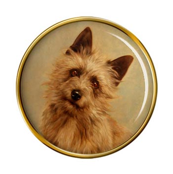 Cairn Terrier by Maud Earl Pin Badge