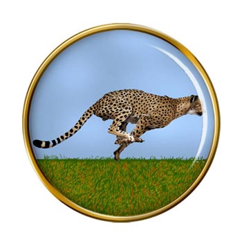 Cheetah Pin Badge