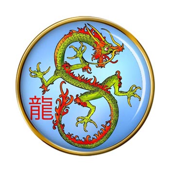 Chinese Dragon Pin Badge