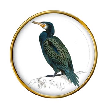 Cormorant Pin Badge