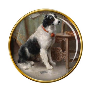 Der Liebling Dog by Carl Reichert Pin Badge