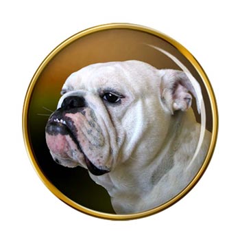English Bulldog Pin Badge