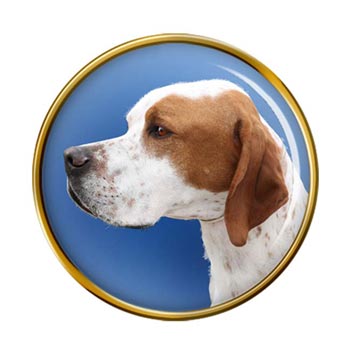 English Pointer Pin Badge