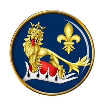 Entente, Lion and Fleur-de-lis (England and France) Pin Badge