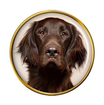 Flat-Coated Retriever Pin Badge