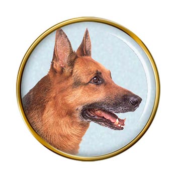 German Shepherd Pin Badge