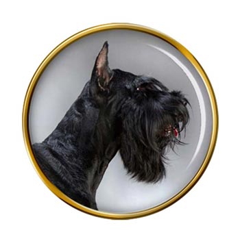 Giant Schnauzer Pin Badge