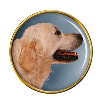 Golden Retriever Pin Badge