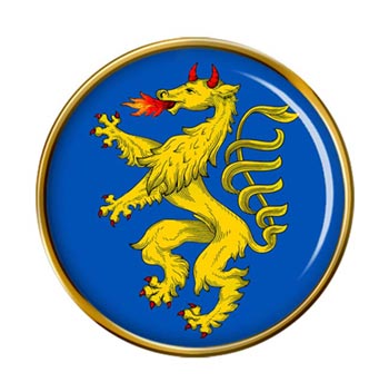 Heraldic Panther Pin Badge