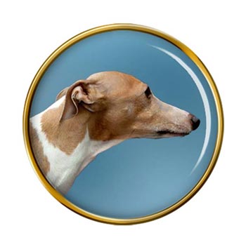 Italian Greyhound Pin Badge