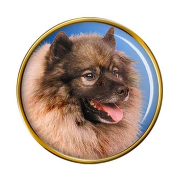 Keeshond (Wolfsspitz) Pin Badge