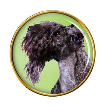 Kerry Blue Terrier Pin Badge