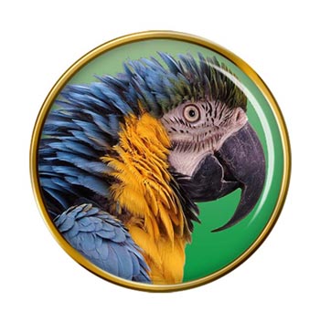 Macaw Profile Pin Badge