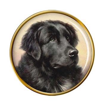 Newfoundland Dog by Reichert Pin Badge