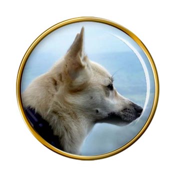 Norwegian Buhund Pin Badge