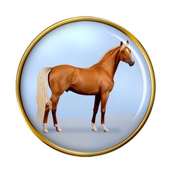 Palomino Horse Pin Badge