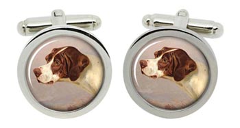 Pointer by Colin Graeme Roe Cufflinks in Chrome Box