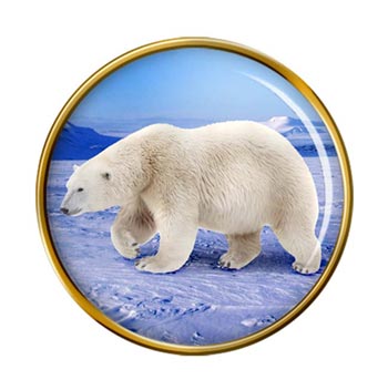 Polar Bear Pin Badge