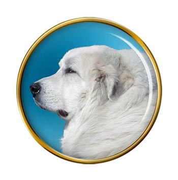 Pyrenean Mountain Dog Pin Badge