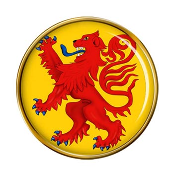 Rampant Lion Pin Badge