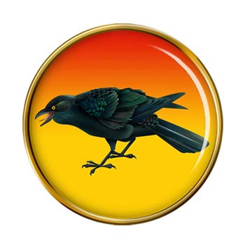 Raven Pin Badge