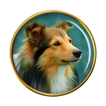 Shetland Sheepdog Pin Badge